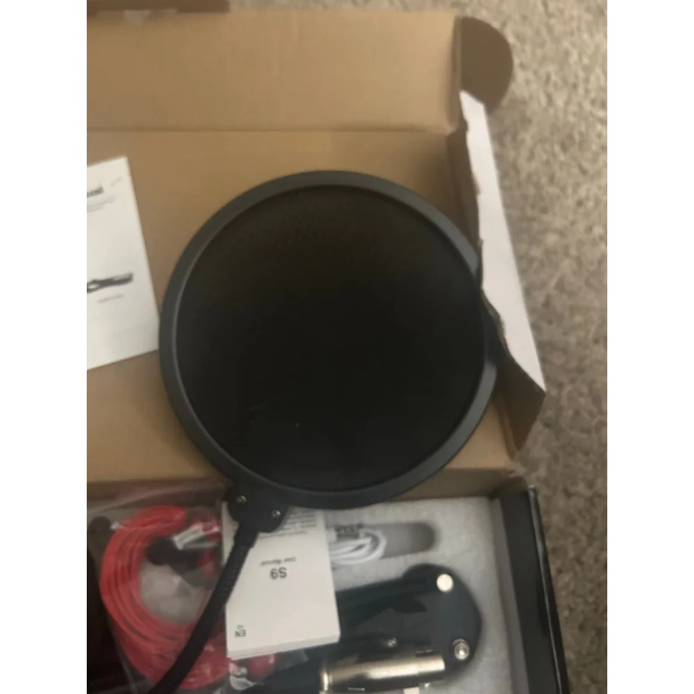 Unbranded Black Professional Condenser Microphone Kit One Size